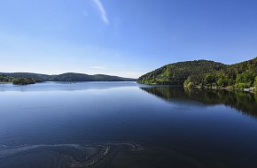 Útesy přehrady Orlík