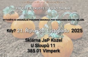 1. ročník foukání skleněných dýní