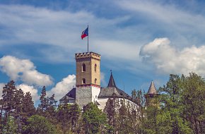 Anglická věž hradu Rožmberk