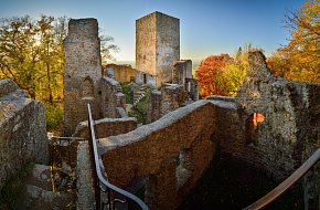 Vyhlídková věž hradu Choustník