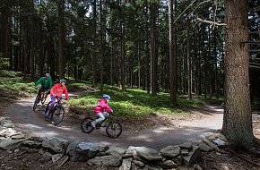 Singletrack Lipno - rodinná terénní cyklotrasa