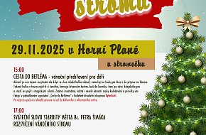 ROZSVÍCENÍ VÁNOČNÍHO STROMU V HORNÍ PLANÉ