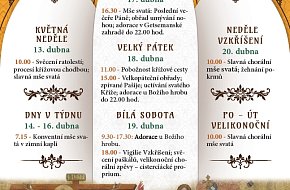 Velikonoce 2025 ve Vyšebrodském klášteře