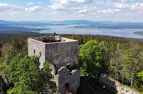 Nejvýše stojící hradní zřícenina u nás