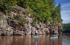 Nejdelší ferrata nad vodní hladinou v Česku