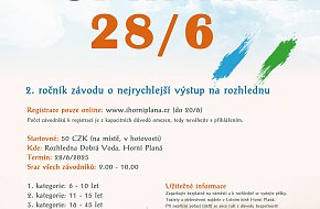 Hornoplánský SPRINTÍK 2025 – Přijďte si zasoutěžit!