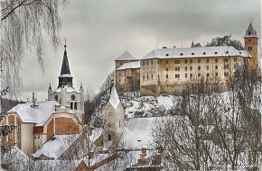 The Vimperk State Castle even in winter.