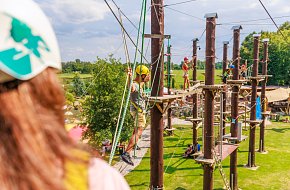 Lanový park - Adrenalin park Hluboká