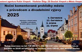 Noční komentovaná prohlídka města Vimperk