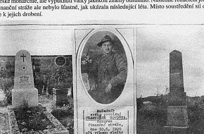 Pomník dozorce finanční stráže Františka Hovorky