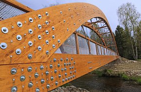 Nejdelší obloukový dřevěný most v Česku