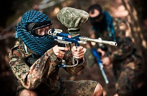 Paintball v Černé v Pošumaví