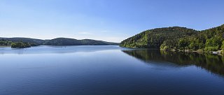 Útesy přehrady Orlík