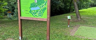 Discgolfové hřiště v Týně nad Vltavou