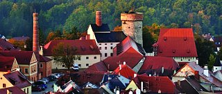 Bechyňská brána a hrad Kotnov