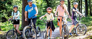 Sjezdové koloběžky Lipno