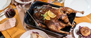 Svatomartinská husa na Budějovicku