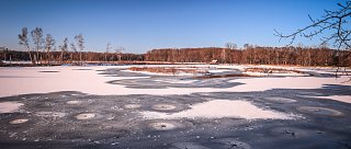 Kolem kolem Bezdreva a po hrázích Vrbenských rybníků