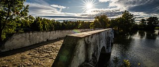 Kamenné záplavové mosty u Staré Hlíny