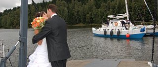 Svatba na hladině Lipna