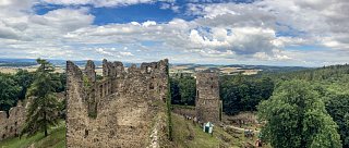 Hradní věž hradu Helfenburk