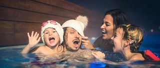 Aquapark ve Wellness hotelu Frymburk