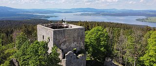 Nejvýše stojící hradní zřícenina u nás