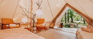 Glamping v Černické oboře