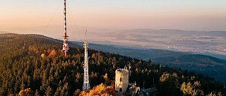 Wanderung zum Berg Kleť