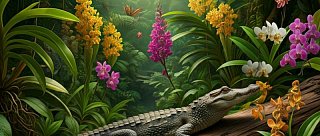 Orchideje a jejich tropičtí sousedé