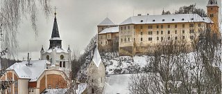 Státní zámek Vimperk i v zimě