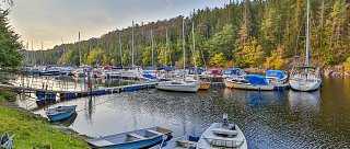 Lodí po Orlické přehradě - Marina Orlík