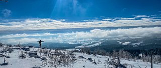 Půldenní výlet na sněžnicích po Šumavě