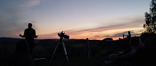 Vycházka za Perseidy v muzeu Semenec