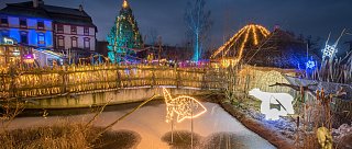 Heiligabend im Zoo Hluboká