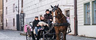 Romantická vyjížďka v kočáru po Českém Krumlově