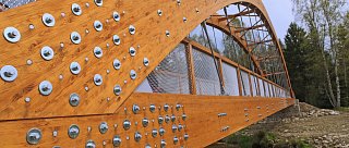 Nejdelší obloukový dřevěný most v Česku