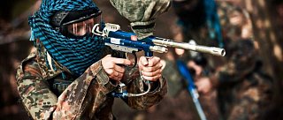 Paintball v Černé v Pošumaví