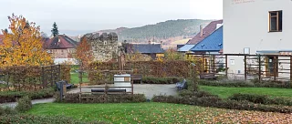 Romantický park hospice v Prachaticích