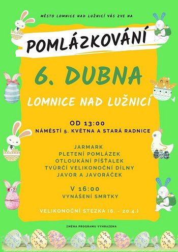 Pomlázkování v Lomnici nad Lužnicí